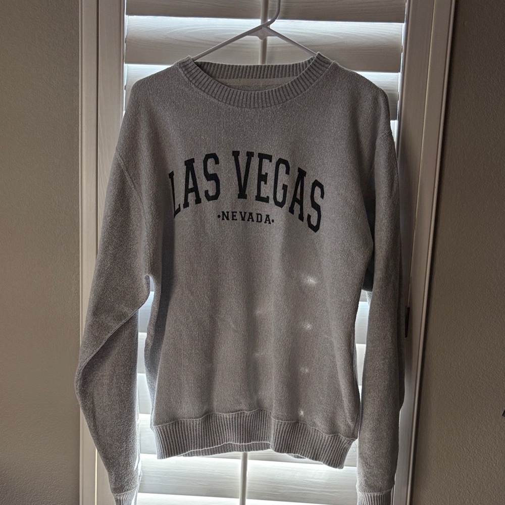 Las Vegas Nevada Crewneck Sweatshirt - Gray